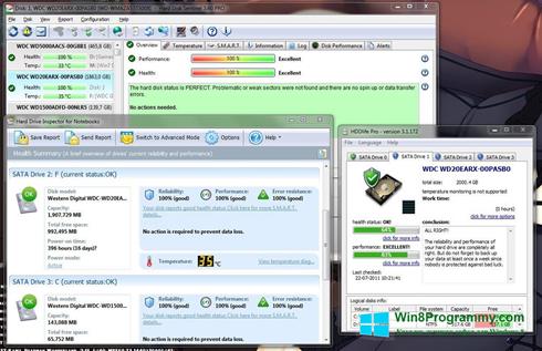 Скриншот программы HDD Health для Windows 8