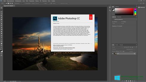 Скриншот программы Adobe Photoshop CC для Windows 8