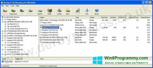 Скриншот программы Active File Recovery для Windows 8
