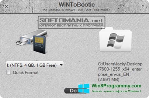 Скриншот программы WiNToBootic для Windows 8