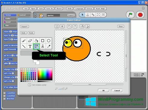 Скриншот программы Scratch для Windows 8