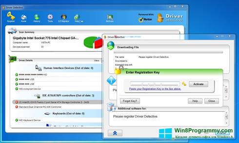 Скриншот программы Driver Detective для Windows 8