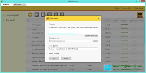 Скриншот программы BitMaster для Windows 8