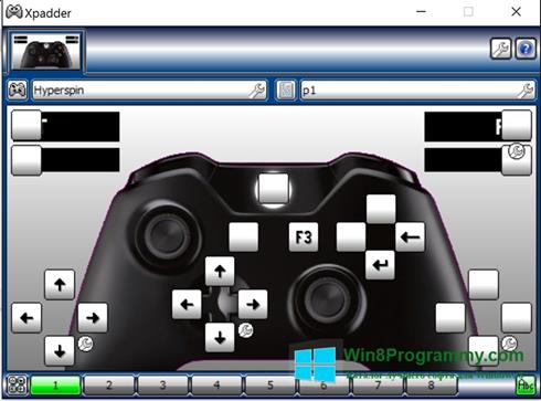 Скриншот программы Xpadder для Windows 8
