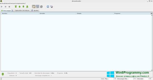 Скриншот программы JDownloader для Windows 8