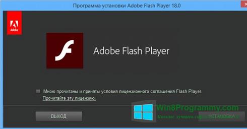 Скриншот программы Adobe Flash Player для Windows 8