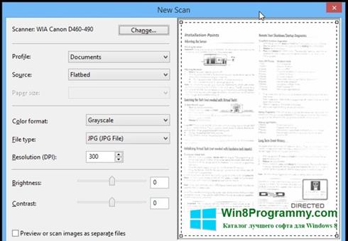 Скриншот программы Canon MF Toolbox для Windows 8