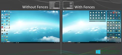 Скриншот программы Fences для Windows 8
